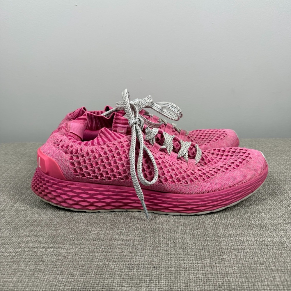 No Bull Fuchsia Pink Allday Knit Sneaker Shoes Women 13.5 Men 12 Sock Like Gym